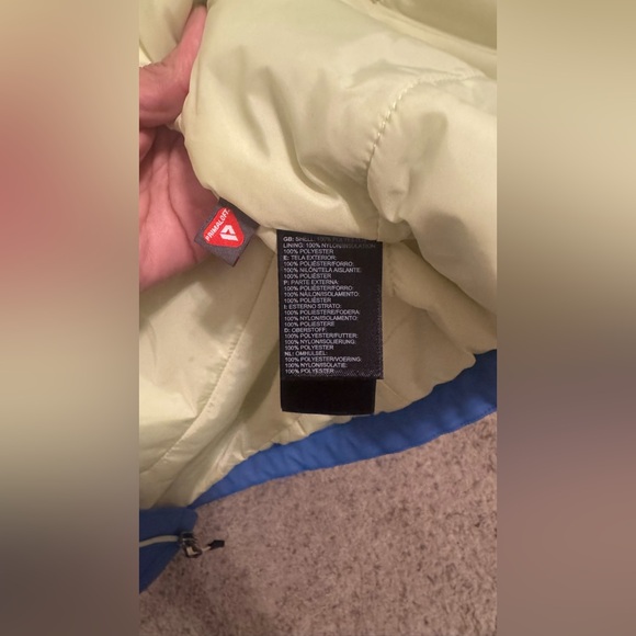 The North Face Apex Elevation Jacket in Blue & Light Yellow/Lime Green Interior - Picture 10 of 10